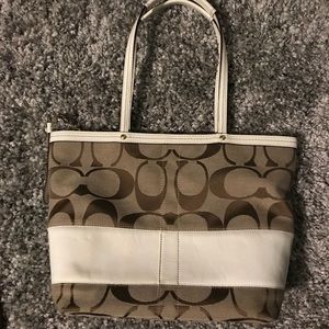 Coach signature tote